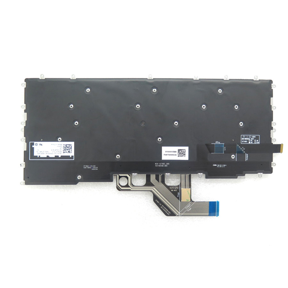 Laptop Keyboard For Alienware M15 R3 / M15 R4 0Y72JY Y72JY NSK-QTABC 0U ...