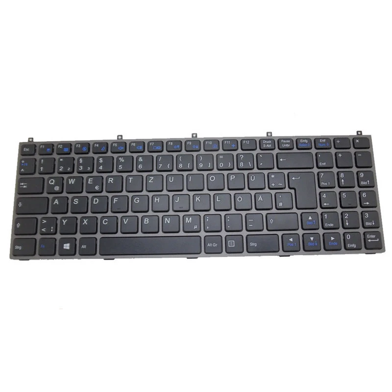 Laptop Keyboard For Gaming Guru Earth i7 German GR Black Without ...