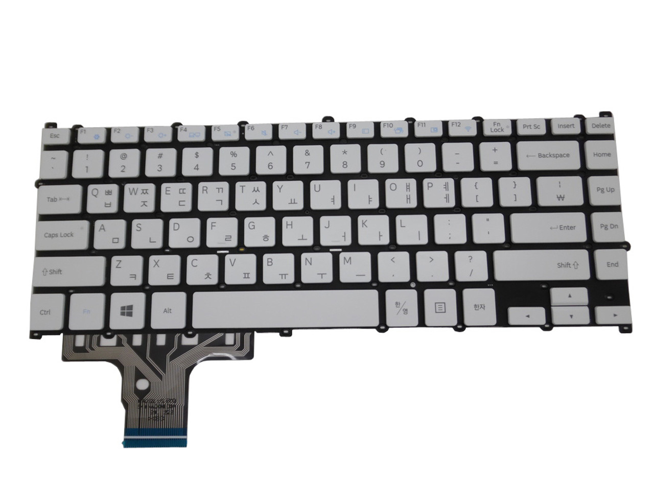 Laptop Keyboard For Samsung Np910s5j 910s5j Korea Kr Ba59 b 9z Naqpn A0k White New Linda Parts