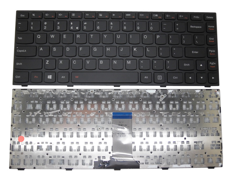 Laptop Keyboard For Lenovo G40 30 G40 45 G40 70 G40 75 G40 80 B40 30 B40 45 B40 70 English Us 002 L13p80lha01 With Translucent Black Frame New Linda Parts