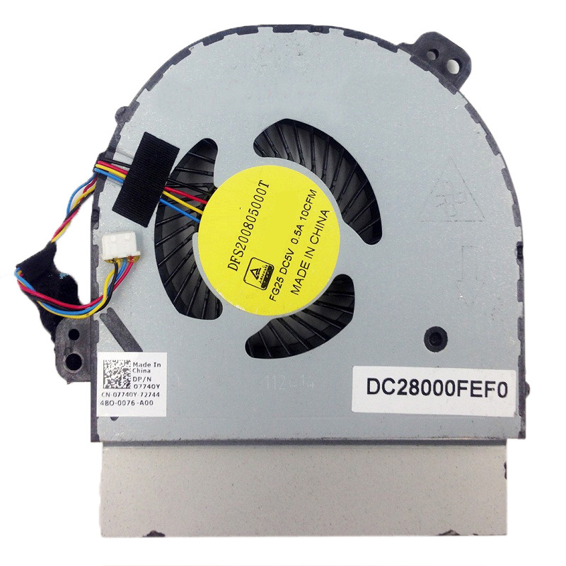 Laptop CPU Fan For Alienware 17 R2 R3 DC28000FEF0 DFS200805000T FG25 ...