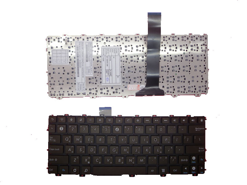 Laptop Keyboard For Asus Epc 1015 1015b 1015p 1015t Traditional Chinese Tw Mp 10b63rc 5284 04gok062ktw00 2 0kna Z61tw02 Brown Without Frame Linda Parts