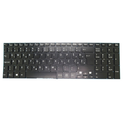 Laptop Keyboard For SONY VAIO SVF152 SVF153 Series 149240691PT AEHK9T001103A 8Z.NAEBQ.006 Slovenian SL Black Without Backlit New