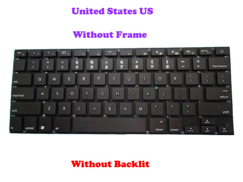 Laptop No Backlit Paper Keyboard For ENZ C16S C16B DOK-V6309B AN-00-US DOK-V6369B-US-00 United States US NO Backlit Compatible For Tongfang U33 C16S C16B KJ-277-AB LA-080 NO Frame