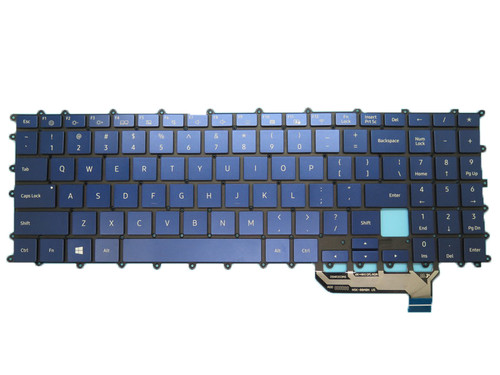 Laptop Keyboard For Samsung NT950QCG NP950QCG 950QCG English US With Backlit Blue New