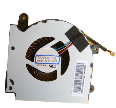 Laptop CPU FAN For MSI GF75 MS-17F3 PAAD06015SL N415 E330800780MC201 GF75 Thin 8RC 8RCS 8RD 8SC 9SD 9SE 0.55A 5VDC New