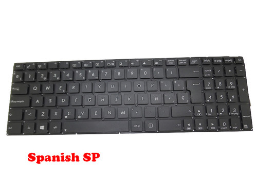 Laptop Keyboard For ASUS X501 X501A X501U F501A F501U S501A S501U R502A R502U SP Spain Black without frame with column MP-11N66DN-920W 0KNB0-6103SP00