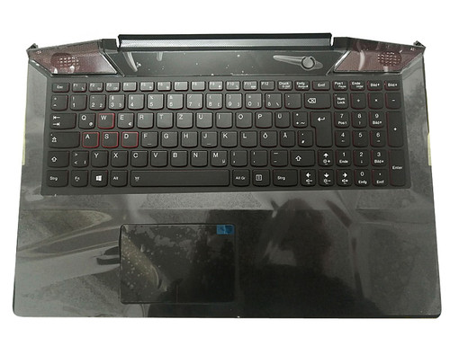 Laptop PalmRest&keyboard For Lenovo Y700 Y700-15 Y700-15ISK Germany GR 5CB0K25523 Upper Case With Touchpad Backlit New