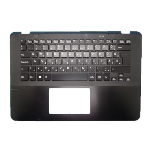 Laptop Palmrest For SONY VAIO SVF14A SVF14A15ST SVF14A1C5E SVF14A1M2E SVF14A1S9R 5JGD5PHN050 black with Hungary HU backlit Keyboard upper case 95%new