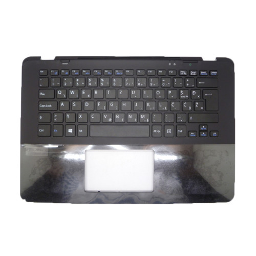 Laptop Palmrest For SONY VAIO SVF14A SVF14A15ST SVF14A1C5E SVF14A1M2E SVF14A1S9R 5JGD5PHN050 black with Slovenian SL Keyboard upper case 95%new