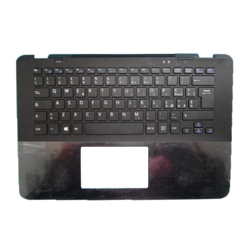 Laptop Palmrest For SONY VAIO SVF14A SVF14A15ST SVF14A1C5E SVF14A1M2E SVF14A1S9R 5JGD5PHN050 black with Italian IT Keyboard upper case 95%new