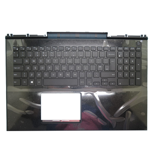 Laptop Palmrest For DELL Inspiron 15 7566 7567 0MDC8K MDC8K 03G9J3 3G9J3 Without Backlit United Kingdom UK Keyboard Black Upper Case New
