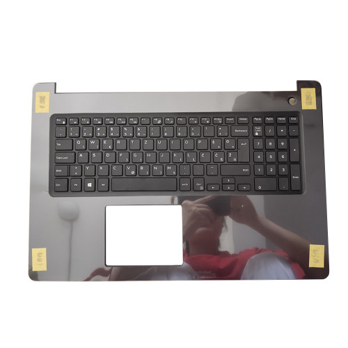 Laptop Palmrest For DELL Inspiron 17 5770 04DNW1 4DNW1 0KH9CT KH9CT Without Backlit Slovenian SL Keyboard Black Upper Case New