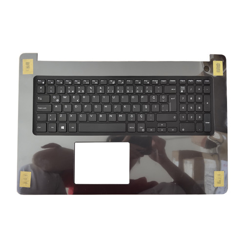 Laptop Palmrest For DELL Inspiron 17 5770 04DNW1 4DNW1 0KK2H6 KK2H6 Without Backlit Turkey TR Keyboard Black Upper Case New