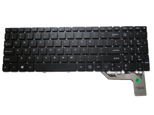 Laptop keyboard For Kiano SlimNote 15.6 Black Without Frame US United States