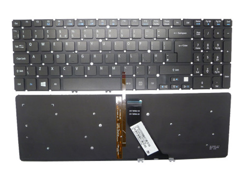 Laptop Keyboard For ACER Aspire V5-551 V5-551G V5-571 V5-571P V5-571G V5-571PG V5-531 V5-531G V5-531P V5-531PG United Kingdom UK NO Frame & With Backlit