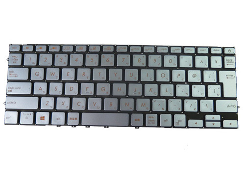 Laptop Keyboard For ASUS ZenBook 14 UM431 UM431DA Japanese JP Blue With Backlit