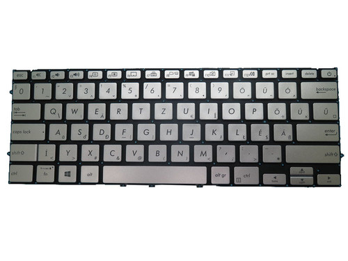 Laptop Keyboard For ASUS K431F K431FA K431FAC K431FL K431FLC Silver With Backlit Hungary HU