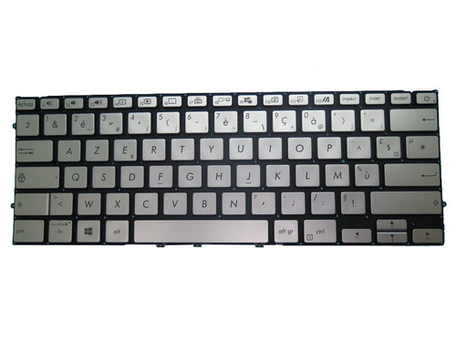 Laptop Keyboard For ASUS K431F K431FA K431FAC K431FL K431FLC Silver Without Backlit France FR