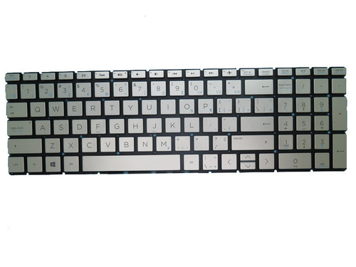 Laptop Keyboard For HP 15-DB000 15T-DB000 15Z-DB100 15-DB0xxx 15-DB1xxx Without Frame Silver No Backlit Film Canada CA