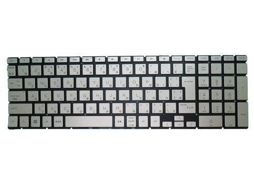 Laptop Keyboard For HP 15-DB000 Without Frame Silver No Backlit Film Japanese JP