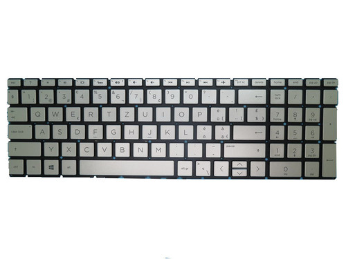 Laptop Keyboard For HP 250 G7 255 G7 Without Frame Silver Swiss SW