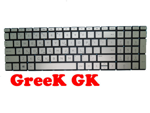 Laptop Keyboard For HP 250 G7 255 G7 Without Frame Silver GreeK GK
