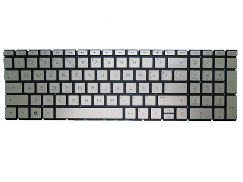 Laptop Keyboard For HP 15-CS000 Without Frame Silver No Backlit Film United States US