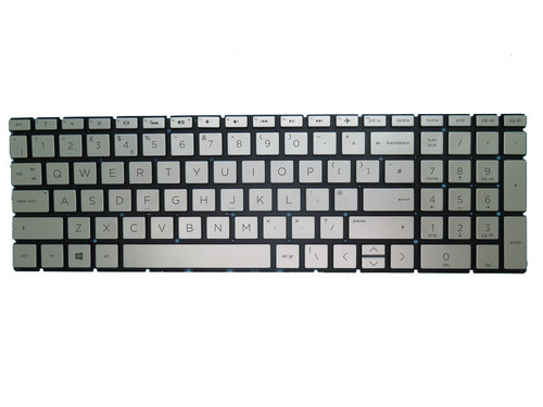 Laptop Keyboard For HP 15-CW000 Without Frame Silver No Backlit Film United Kingdom UK