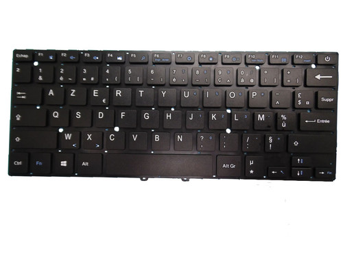 Laptop Keyboard For Thomson BENEOX13C-4Go32 Black Without Frame France FR ver1