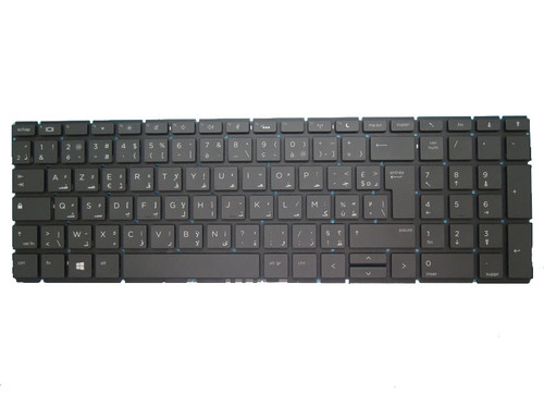 Laptop Keyboard For HP ProBook 450 G6 450 G7 455 G6 455 G7 Black Without Frame With Backlit Arabic French ARFR