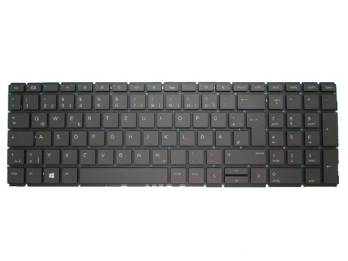 Laptop Keyboard For HP ProBook 450 G6 450 G7 455 G6 455 G7 Black Without Frame With Backlit German GR