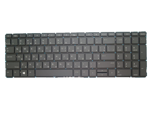 Laptop Keyboard For HP ProBook 450 G6 450 G7 455 G6 455 G7 Black Without Frame With Backlit Russian RU-KZ