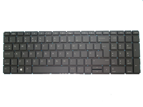 Laptop Keyboard For HP ProBook 450 G6 450 G7 455 G6 455 G7 Black Without Frame With Backlit 2B-BBU20Q100 United Kingdom UK