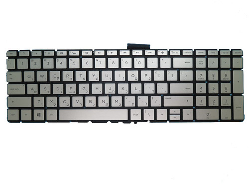 Laptop Keyboard For HP 15-BW000 silver with backlight Without Frame Hebrew HB