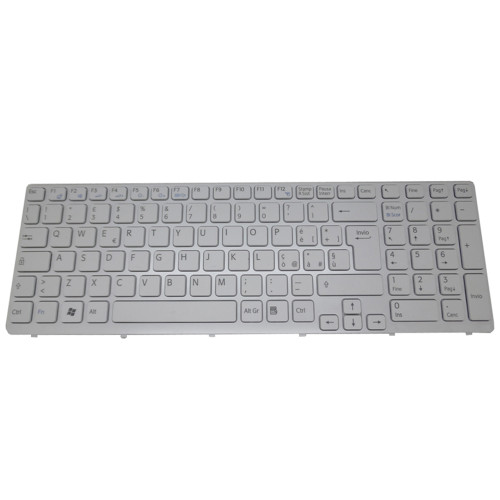 Laptop Keyboard For SONY For VAIO SVE15 Italy IT White With Frame New