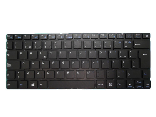 Laptop Keyboard For Compumax For Slim Book 13.3 For Ultra Book 13.3 TU131 Portugal PO Black Without Frame