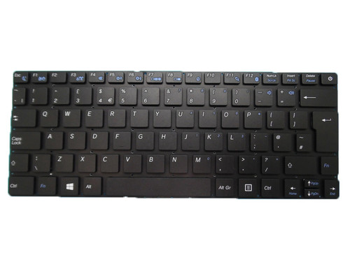 Laptop Keyboard For Compumax For Slim Book 13.3 For Ultra Book 13.3 TU131 United Kingdom UK Black Without Frame