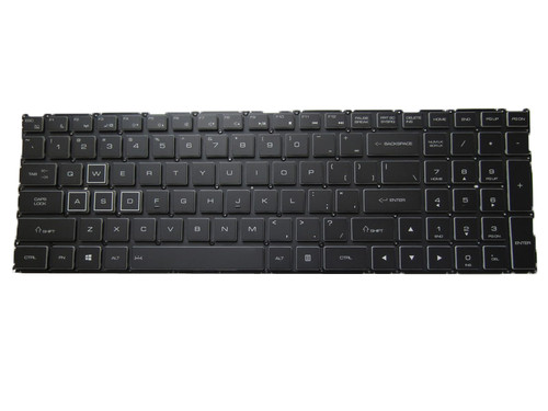 Laptop White Keycap Backlit Keyboard For LG 15G870 15GD870 LG15G87 English US NO Frame