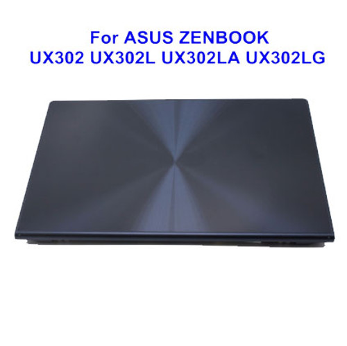 Laptop LCD Top Cover + LCD Hinge+Touch Screen+LCD Display assembly For ASUS UX302 UX302L UX302LA UX302LG Blue