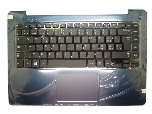 Laptop PalmRest&Keyboard For Samsung NP540U4E NP530U4E 540U4E 530U4E Swiss SW BA75-04633M Blue With Touchpad Single Fan port New