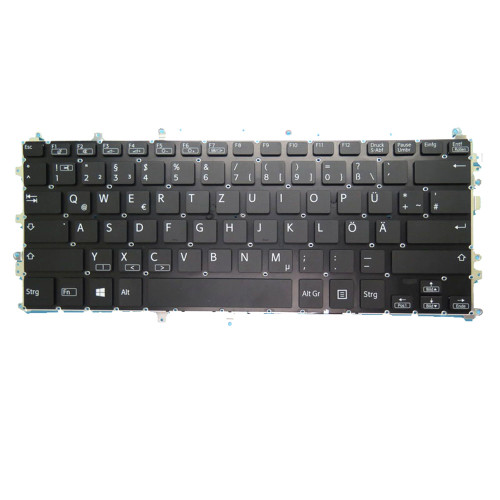 Laptop Keyboard HMB8834AVA04 1A 1V0091901 DE Germany GR Black With Backlit New