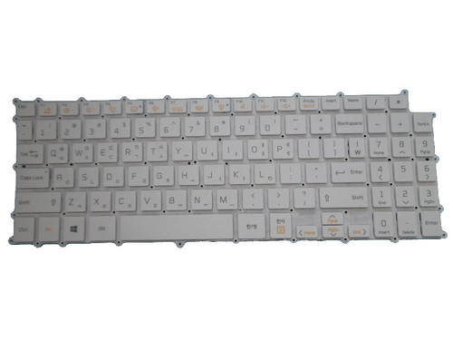 Laptop No Backlit Keyboard For LG 15Z990 15ZB990 15ZD990 LG15Z99 15Z990-R 15Z990-A 15Z990-G 15Z990-H 15Z990-L 15Z990-V Korea KR White NO Frame