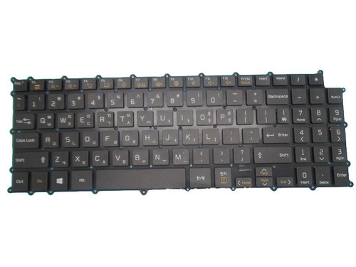 Laptop No Backlit Keyboard For LG 15Z90N 15Z90N-V.AR52A2 15Z90N-V.AR53B AR55B AR55G AR55A1 AR55A5 15Z90N-V.AP55G AP72B 15Z90N-V.AA72A1 AA75A3 AA78B Korea KR Black NO Frame
