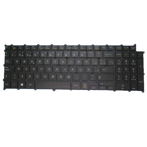 Laptop Keyboard For LG 17Z90N 17Z90N-VA50K VA76K VA7WK 17Z90N-R.AAC8U1 AAC8U1-R AAS9U1 17Z90N-N.APW9U1 APS9U1 Spanish SP Black NO Frame & With Backlit