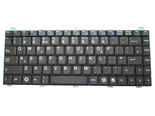 Laptop Keyboard For GETAC V200 V200X V200-X United Kingdom UK Black Without Backlit New