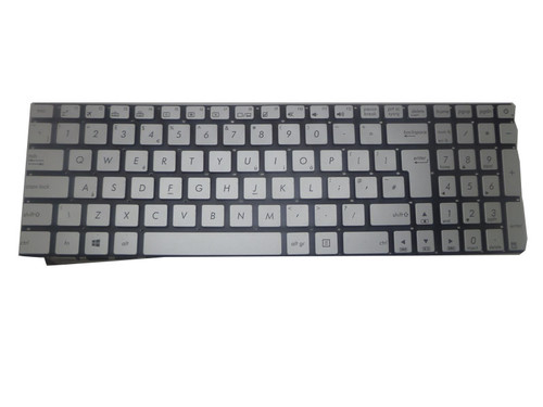 Laptop Keyboard For ASUS G551JB G551JK G551JM G551JQ G551JW G551JX G551VW G551ZU No Backlit Film UK United Kingdom Silver