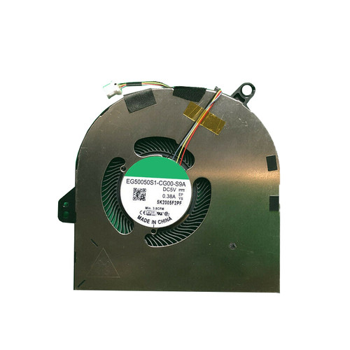 Laptop CPU Fan For DELL For XPS 15 9500 DC28000ORSL 0DJH35 DJH35 EG50050S1-CG00-S9A DC5V 0.38A New
