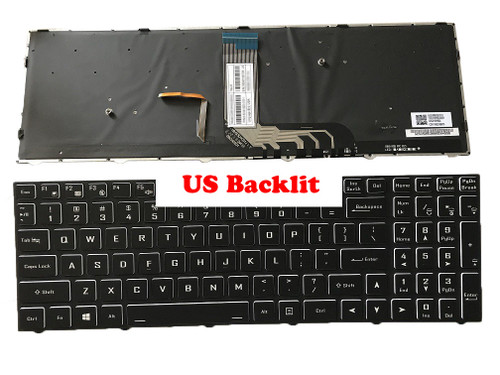 Laptop Keyboard For CLEVO PB50DDS PB50DF1 PB50DF2 PB50ED PB50ED1 PB50EF PB50RC PB50RD PB50RF PB51ED PB51ED1 PB51EF PB51RC PB51RD PB51RF English US Black Frame And Backlit