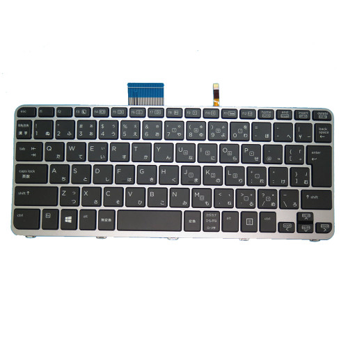 Laptop Keyboard For HP ELITEBOOK 1020 G1 1020 G2 with backlight With Silver Frame MP-13U80JOJ9303 Japanese JP 804214-291 752962-291